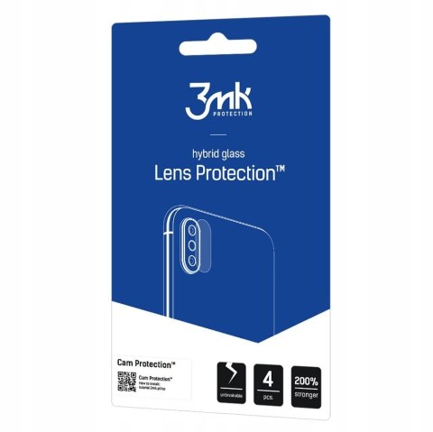 4x SZKŁO Hybrydowe na Obiektyw Aparat 3mk Lens Protect do Google PIXEL 8A