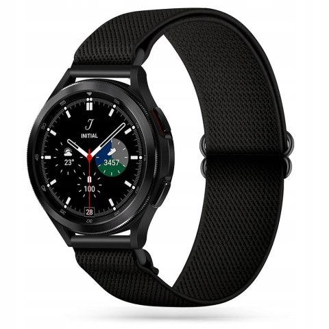 Czarny pasek silikonowy 20mm do Samsung Galaxy Watch - uniwersalny