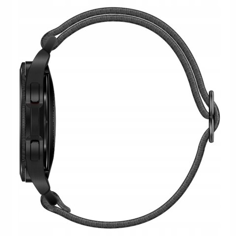 Czarny pasek silikonowy 20mm do Samsung Galaxy Watch - uniwersalny