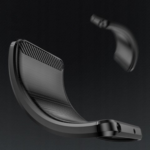 Etui Carbon Case iPhone 16 Pro Max - czarne, smukłe, amortyzujące