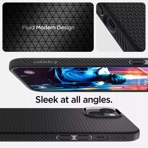Etui Spigen Liquid Air TPU do iPhone 14 Plus / 15 Plus Czarny