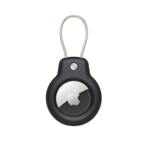 Etui Tech-Protect Rough Vein Czarny 2 szt. do Apple AirTag z materiału