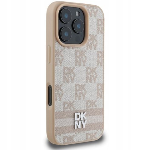 Etui plecki DKNY różowe do Apple iPhone 16 Pro - styl i ochrona