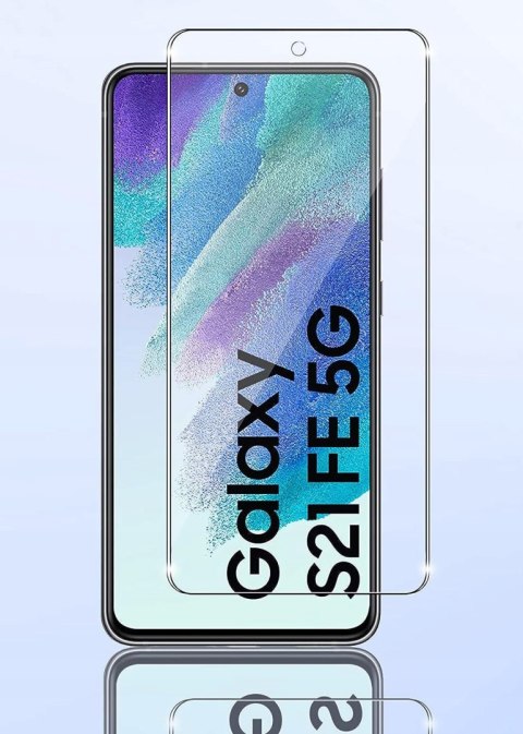 Szkło hartowane do Samsung Galaxy S21 FE z otworem na aparat 2 szt.