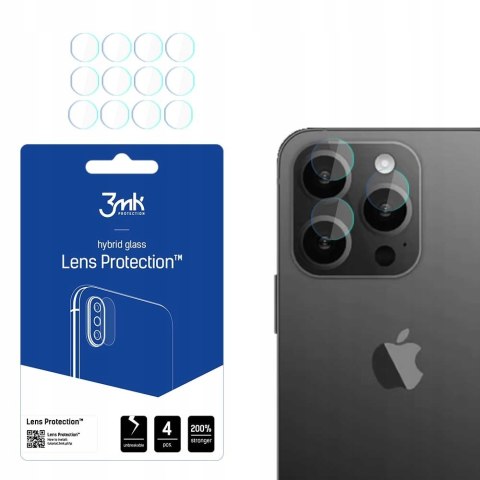 Szkło hybrydowe 3MK do Apple iPhone 15 Pro 4 szt.
