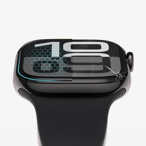 Szkło hybrydowe Glass Flex+ 2szt Garmin Venu 3S czarne ochronne