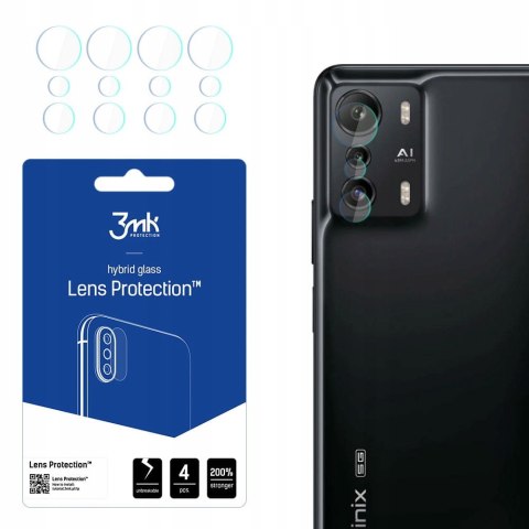 Zestaw 4x szkło hybrydowe 3mk do Infinix Zero 5G - ochrona 9H