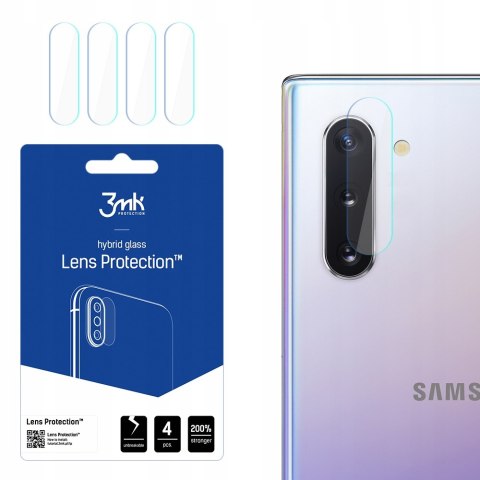 Szkło hybrydowe 3MK do Samsung Galaxy Note 10 4 szt.