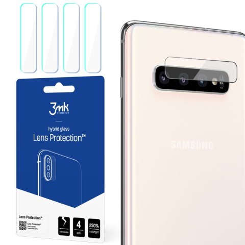 Szkło hybrydowe 3MK do Samsung Galaxy S10 Plus 4 szt.