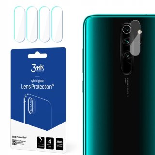 Szkło hybrydowe 3MK do Xiaomi Note 8 Pro szkło aparatu 4 szt.
