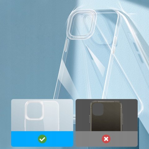Etui Baseus do iPhone 13 Pro Max Bezbarwne - Smukła i Przezroczysta Ochrona