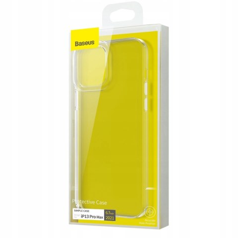 Etui Baseus do iPhone 13 Pro Max Bezbarwne - Smukła i Przezroczysta Ochrona