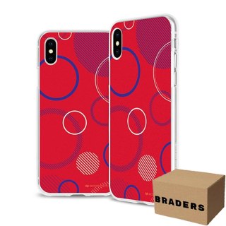 Etui Mercury Jelly Case Da Vinci do iPhone XS - czerwone i elastyczne