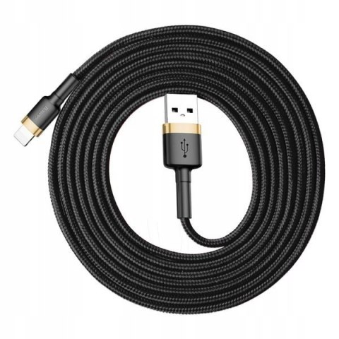 Kabel Baseus USB - Apple Lightning 2 m złoty