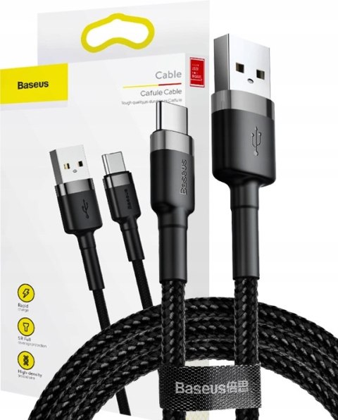 Kabel Baseus USB - USB typ C 1 m czarny