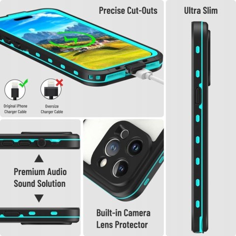 Pancerne Etui MagSafe do iPhone 14 Pro Max - Wodoodporna Ochrona