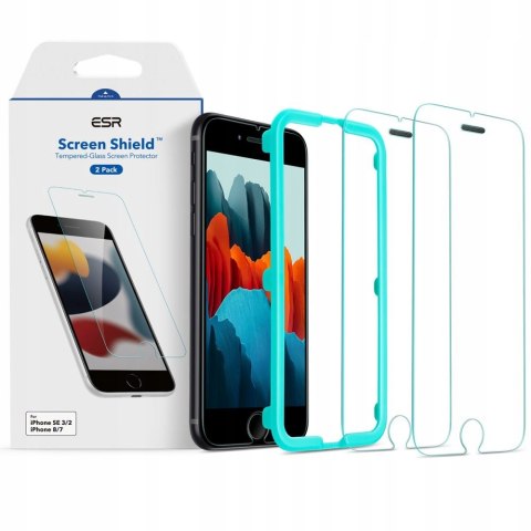 Tech-Protect plecki fioletowe do iPhone 7/8/SE (2020) + szkło hartowane