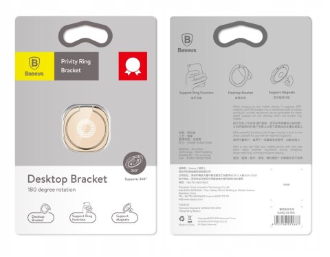 Uchwyt na palce Baseus złoty