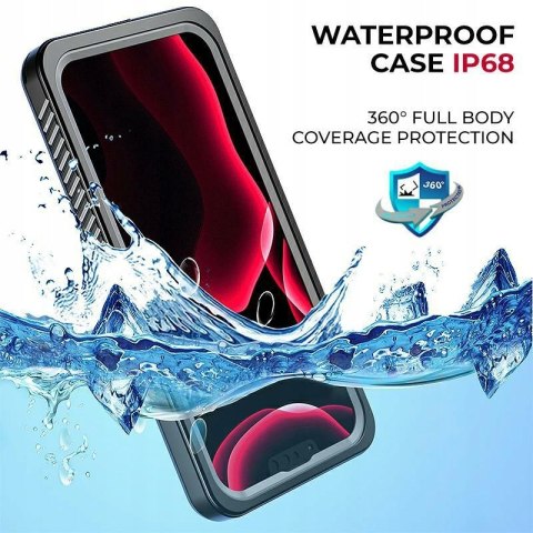 Wodoodporne etui IP68 czarne do Apple iPhone 16e - pancerna ochrona