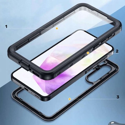Etui Wodoodporne 360 Braders IP68 do Samsung Galaxy A35 5G Ochrona Braders