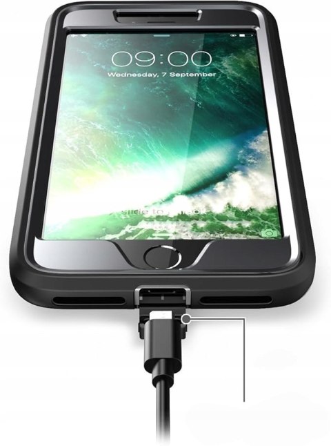 Etui i-Blason Magma do iPhone 8 Plus / 7 Plus - pancerne, z szybą i klipsem