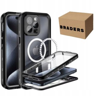 Etui wodoodporne IP68 360 do iPhone 15 Pro - pokrowiec, futerał