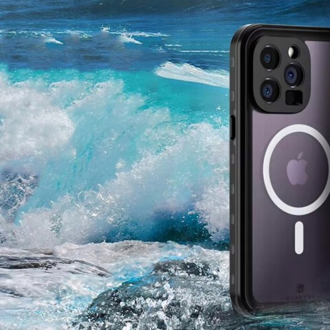 Etui wodoodporne IP68 360 do iPhone 15 Pro - pokrowiec, futerał