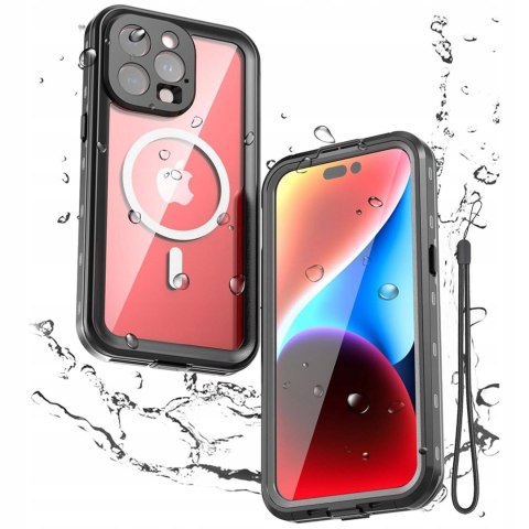 Etui wodoodporne IP68 360 do iPhone 15 Pro - pokrowiec, futerał