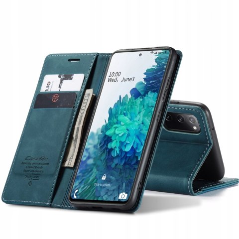 Etui z Klapką do Galaxy S20 FE - Skórzane, Z Miejscem na Karty Braders