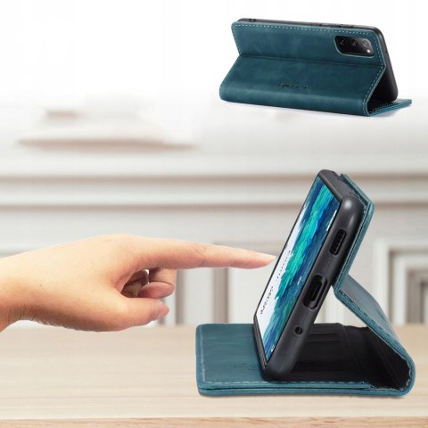 Etui z Klapką do Galaxy S20 FE - Skórzane, Z Miejscem na Karty Braders