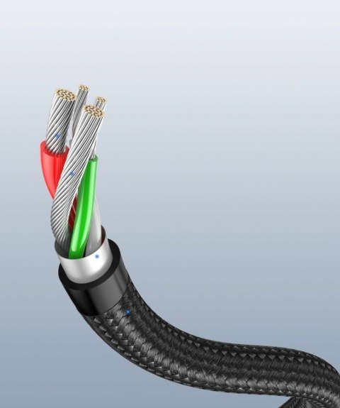 Kabel UG USB-C Typ C Kątowy 90 Stopni - Szybkie Ładowanie QC 3.0, 3A, 1m
