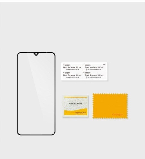 Spigen Glass FC Xiaomi Mi 9 - szkło hartowane z czarną ramką
