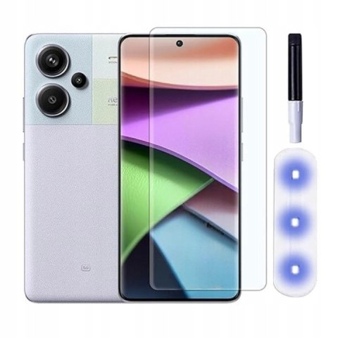 Szkło hartowane UV Xiaomi Redmi Note 13 Pro Plus Full Glue Braders