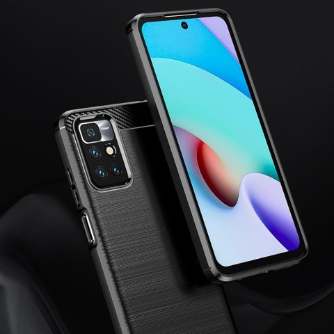 Case Carbon + Szkło Ochronne do Xiaomi Redmi 10