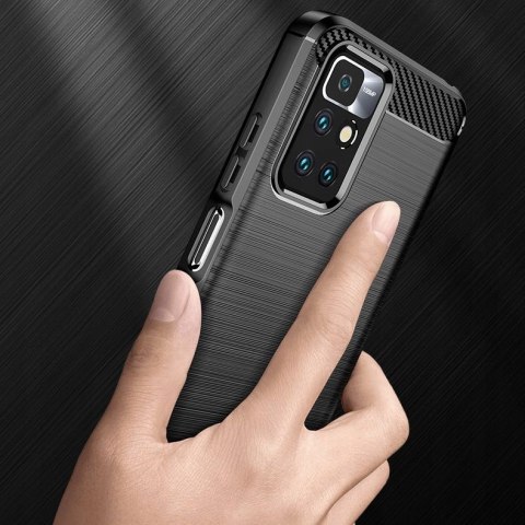 Case Carbon + Szkło Ochronne do Xiaomi Redmi 10