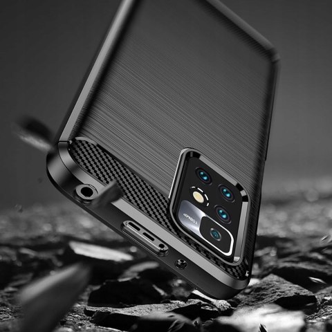 Case Carbon + Szkło Ochronne do Xiaomi Redmi 10