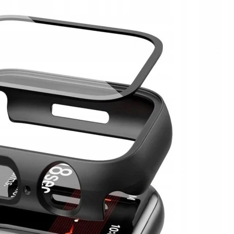 Czarne Etui 360° + Szkło Ochronne do Huawei Watch Fit 3 | 2w1 Pełna Ochrona