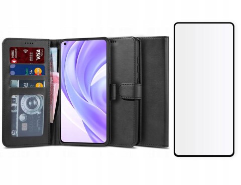 Etui Portfel 2+ Szkło do Xiaomi Mi 11 Lite 4G / 5G