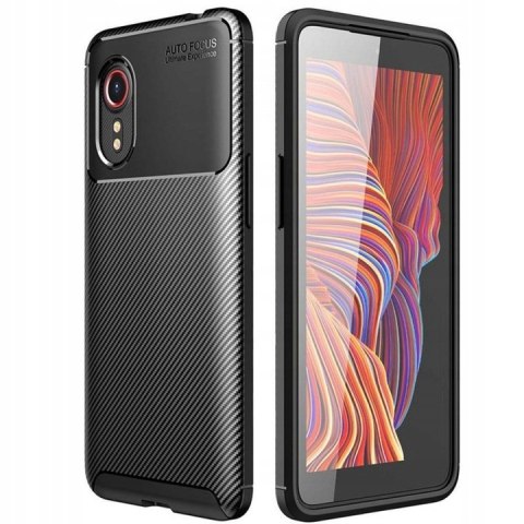 Etui Tpucarbon Black + Szkło do Galaxy Xcover 5