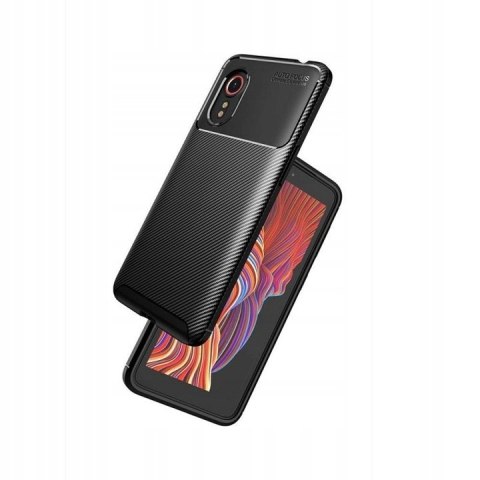 Etui Tpucarbon Black + Szkło do Galaxy Xcover 5