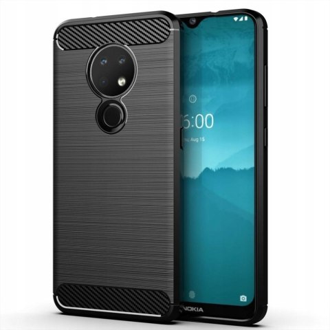 Etui pancerne Carbon + szkło do Nokia 6.2 / 7.2