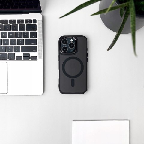 Etui z MagSafe do iPhone 16 Matte Black Braders