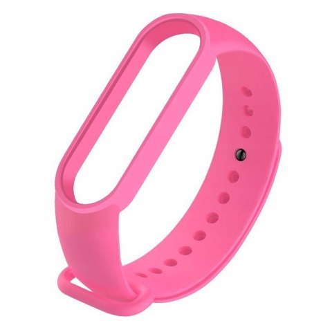 Silikonowa opaska do Xiaomi Mi Band 5 różowa