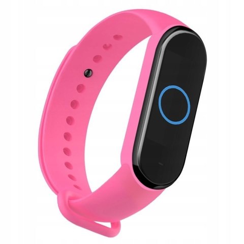 Silikonowa opaska do Xiaomi Mi Band 5 różowa