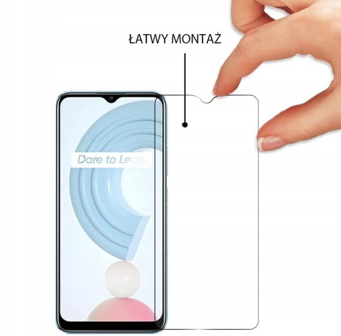 Szkło Hartowane 9H Płaskie do Realme C21