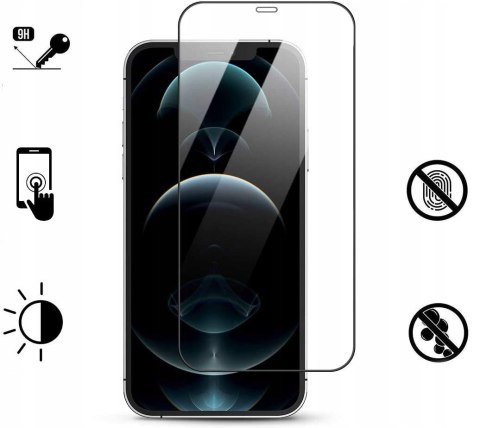 Szkło Hartowane Ochronne Full do iPhone 12 Pro Max
