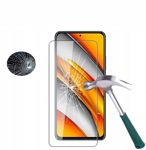 Szkło Płaskie 9H Hartowane do Xiaomi Poco F3