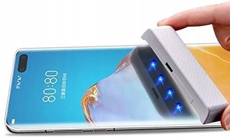 Szkło UV 3D 9H z lampą do Huawei P40 Pro