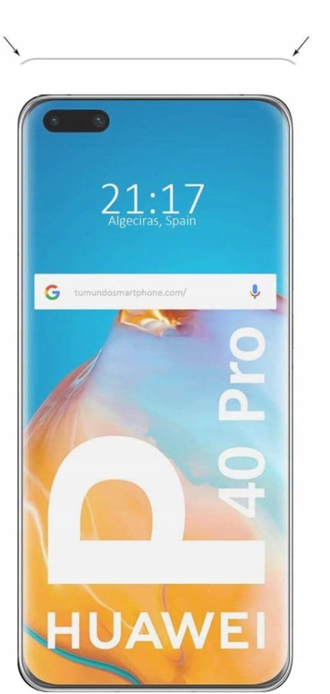 Szkło UV 3D 9H z lampą do Huawei P40 Pro