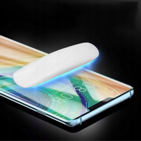 Szkło Zaokrąglone + Lampa UV do Huawei Mate 30 Pro
